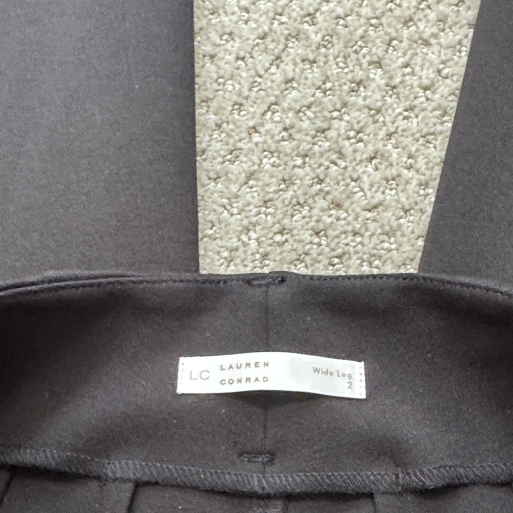 LC Lauren Conrad Super High Waisted Wide Leg Crop Pants - Picture 8 of 12